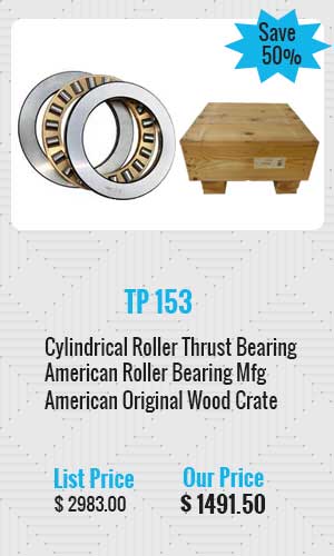 American Cylindrical Roller Thrust Bearing